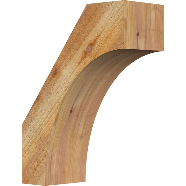 Ekena Millwork 6"W x 14"D x 18"H Westlake Rough Sawn Knee Brace, Western Red Cedar BRC06X14X18WTL00RWR - main